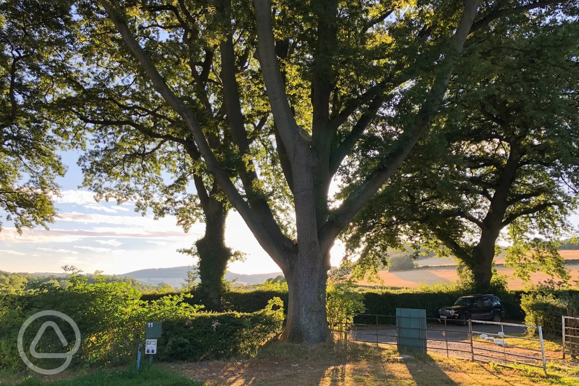 Beautiful sunset over the Shropshire Hills.