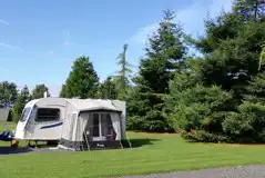 Fully serviced hardstanding touring pitches