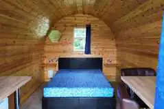 Premier camping pod interior