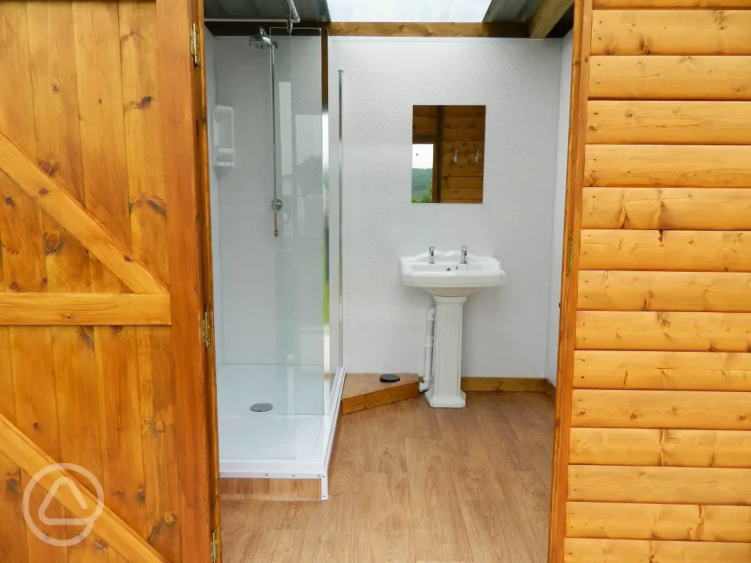 Communal toilets and showers