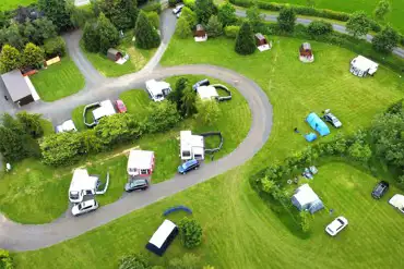 Aerial of Greenway Touring and Glamping Park
