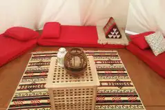 Bell tent interior