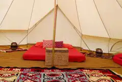 Bell tent interior
