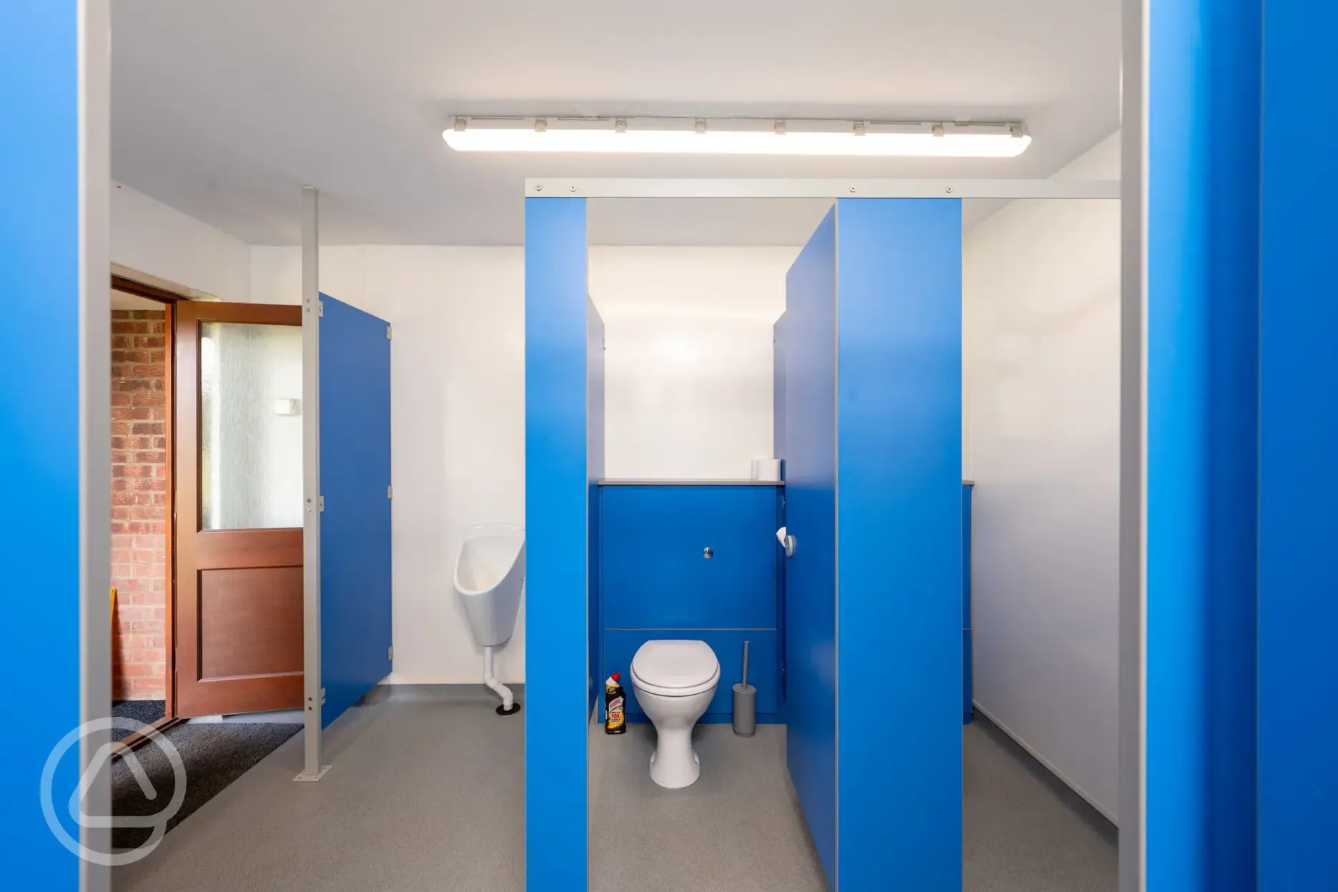 Toilet cublicles and urinals at Gatton Waters Toilet cublicles and urinals at Gatton Waters