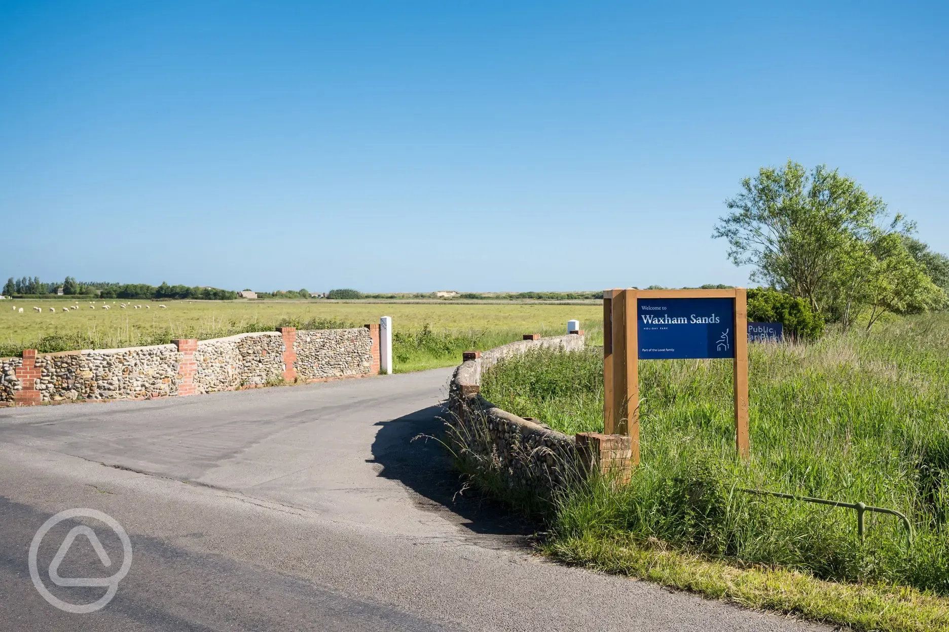 Entrance to the campsite