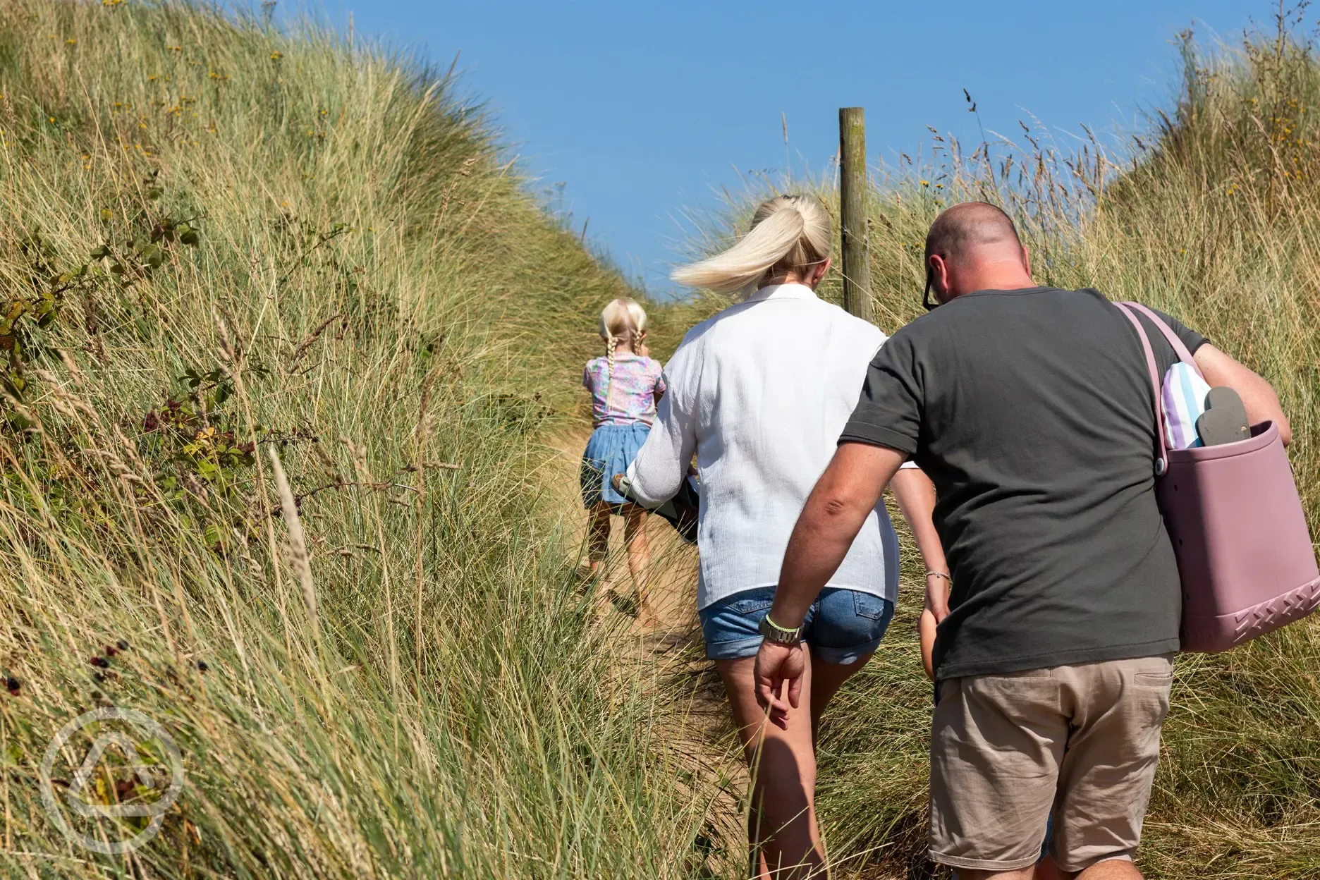 Walk from the beach