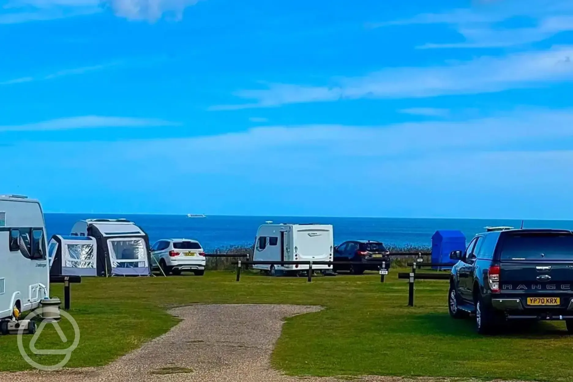 Electric grass pitches in the Church Field with 16amp electric