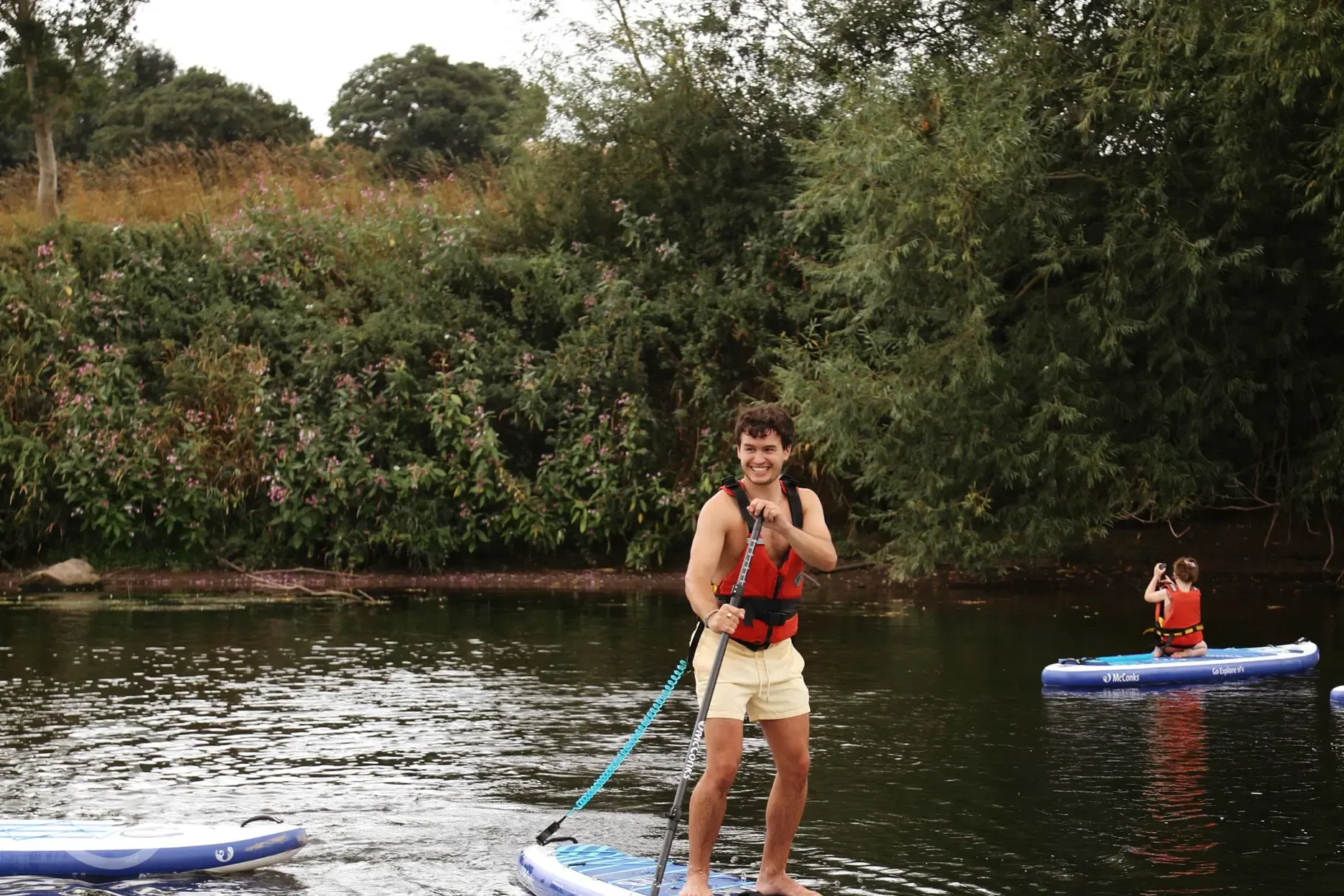 Paddle boarding