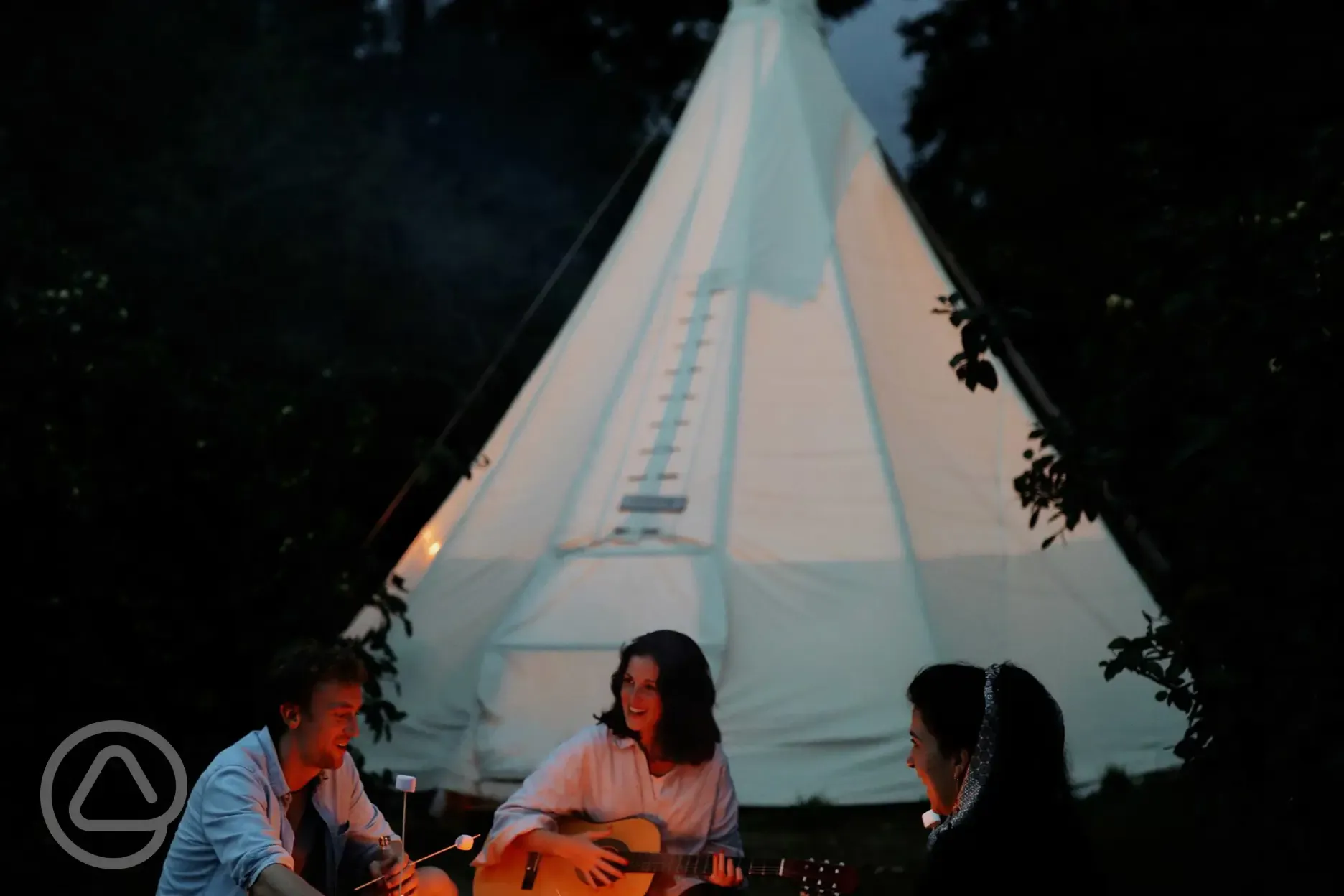Campfire by your tipi