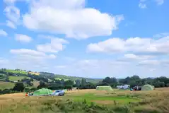 Non electric mown grass tent pitches (wild camping style) in the meadow