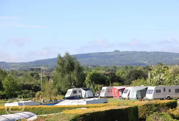 Family or adult pitches Pelerine Caravan And Camping Site