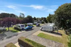 Fully serviced pitches at Briarfields Motel and Touring Caravan Park
