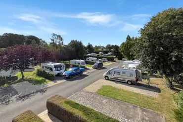 Fully serviced pitches at Briarfields Touring Park