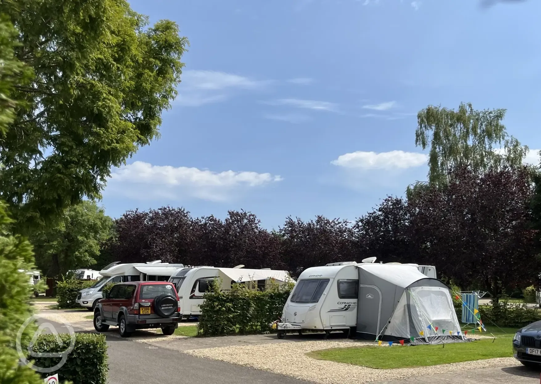 Fully serviced pitches