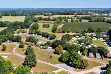 Aerial of the campsite