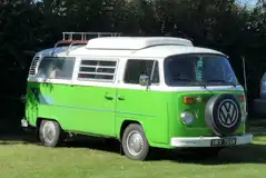 Grass pitches at Stubcroft Farm Campsite