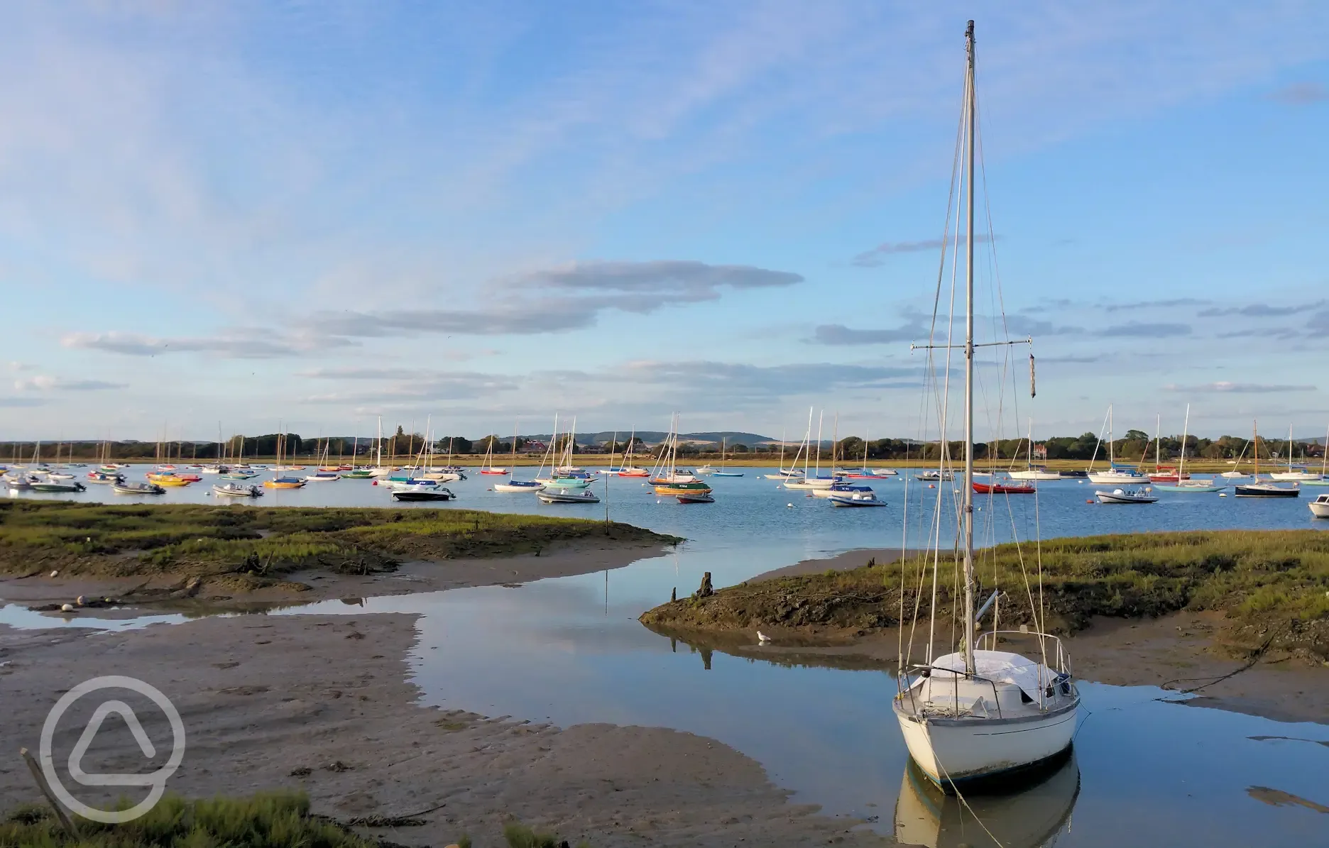 Chichester harbour (45 minutes away)