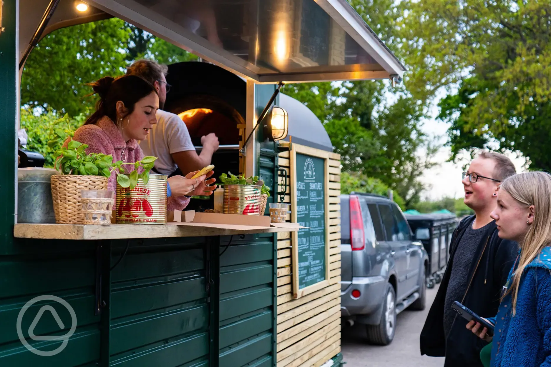 Wood-fired pizzas on Fridays 