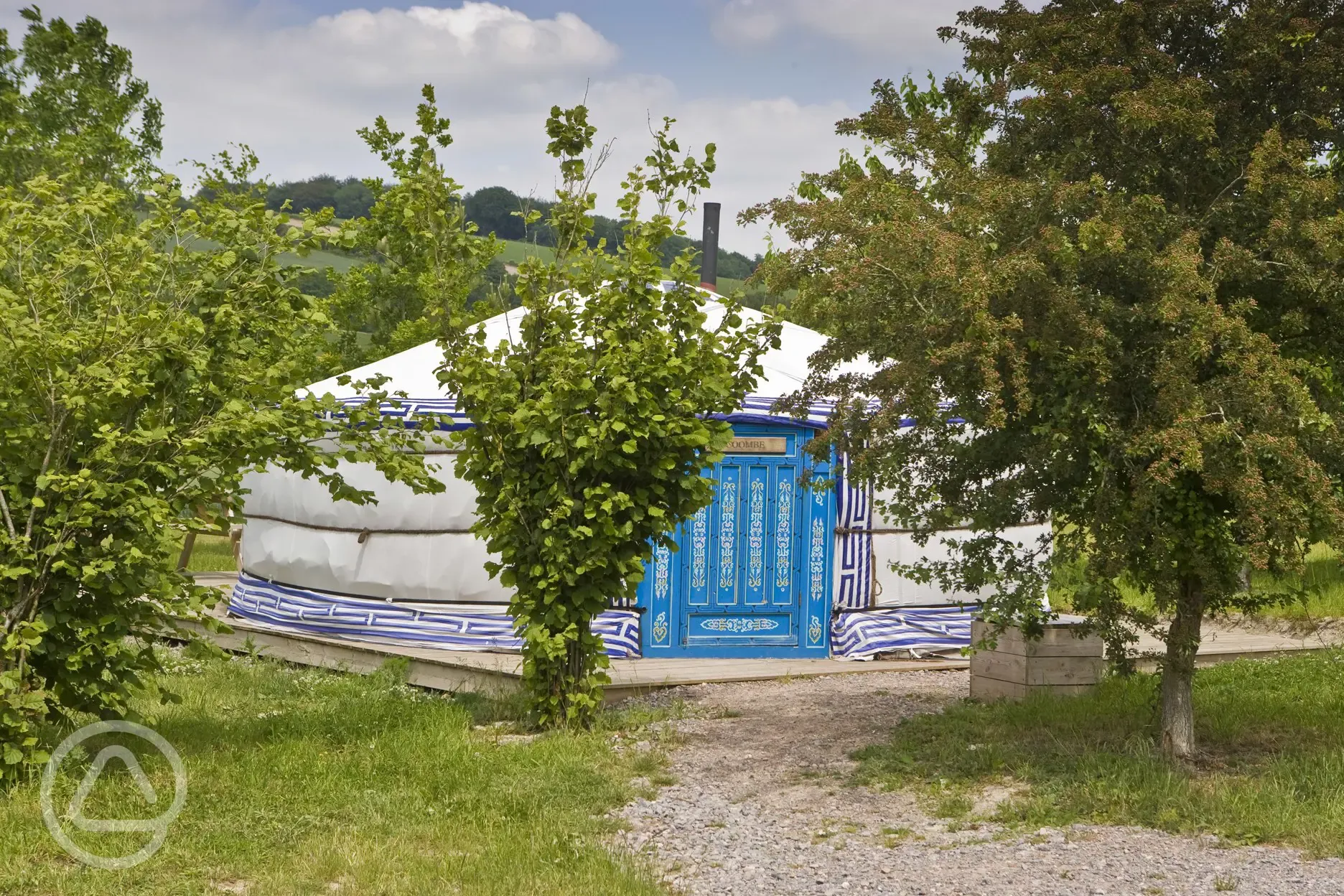 The yurts are great for families and friends