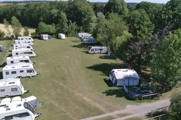 Aerial of Folly Farm Caravan and Camping Park