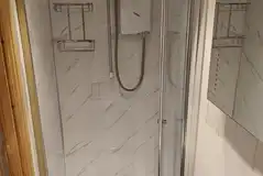 Railway carriage shower