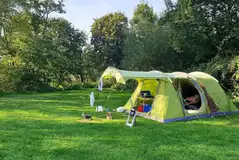 Grass pitches at Stowford Manor Farm