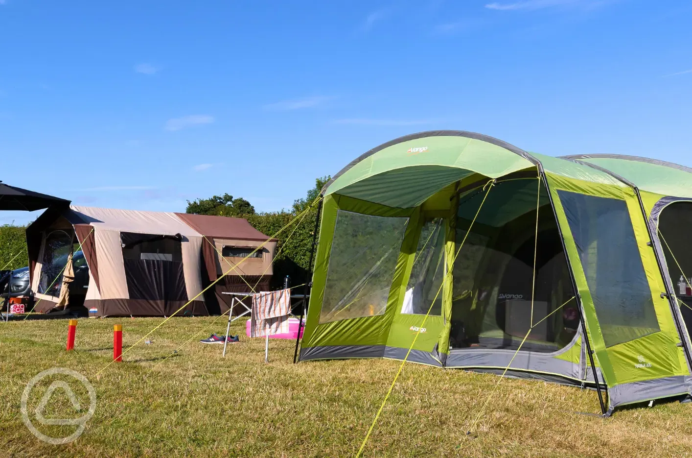 Electric grass pitches with 10 amp smart metered electric