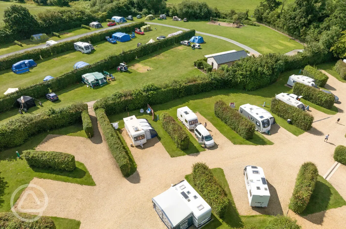 Electric grass and hardstanding pitches