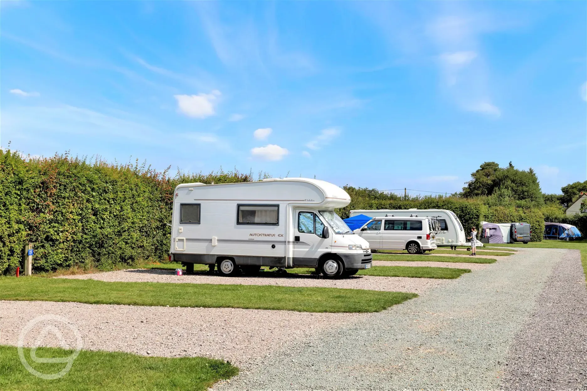 Electric grass and hardstanding pitches