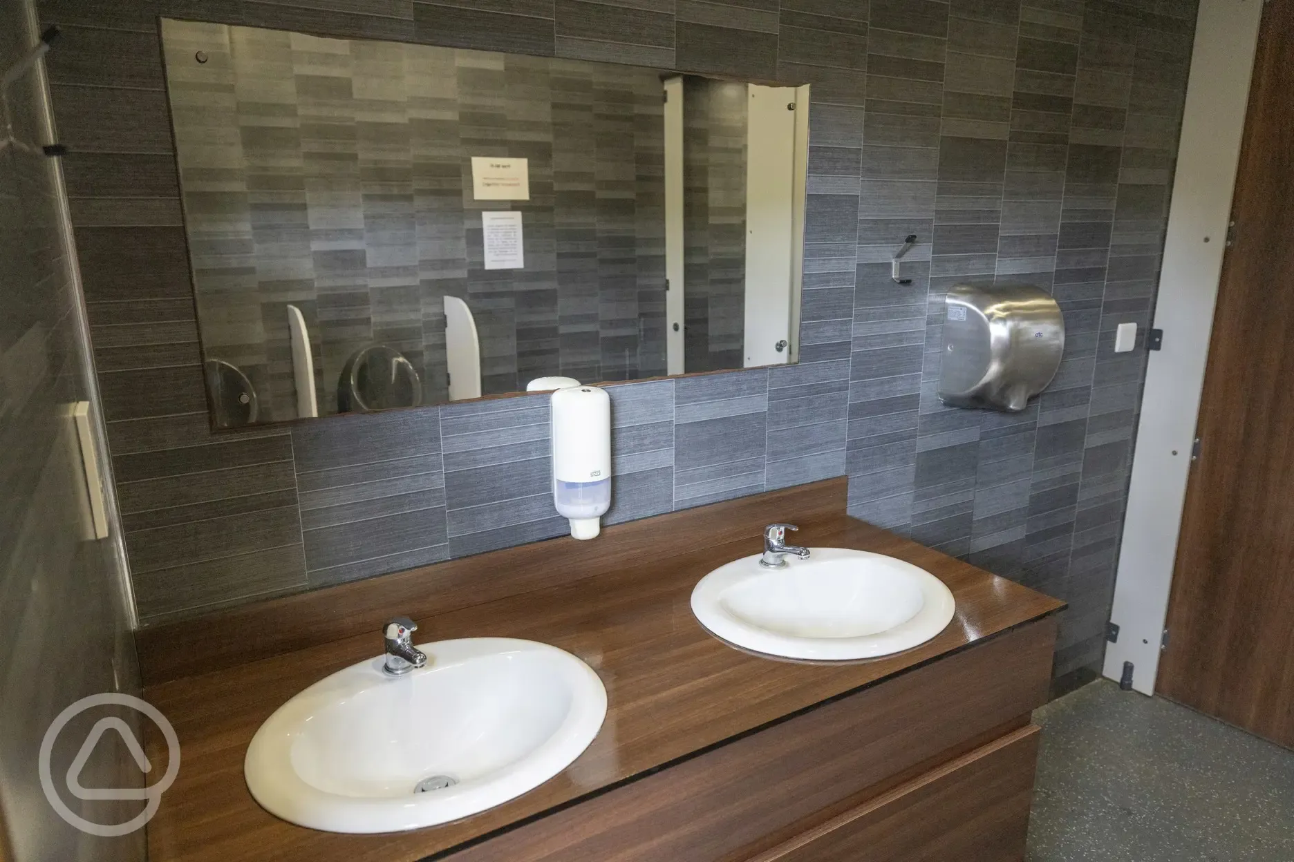 Hand basins and hand dryers