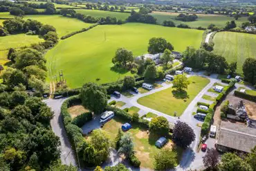 Aerial of the campsite