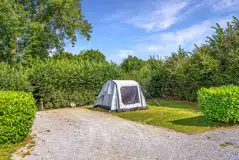 Fully serviced electric hardstanding pitch with electric and water disposal