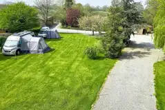 Electric grass pitches with 16 amp electric hook up and water access