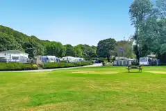 Electric grass pitches for up to four people, measuring 7m by 7m