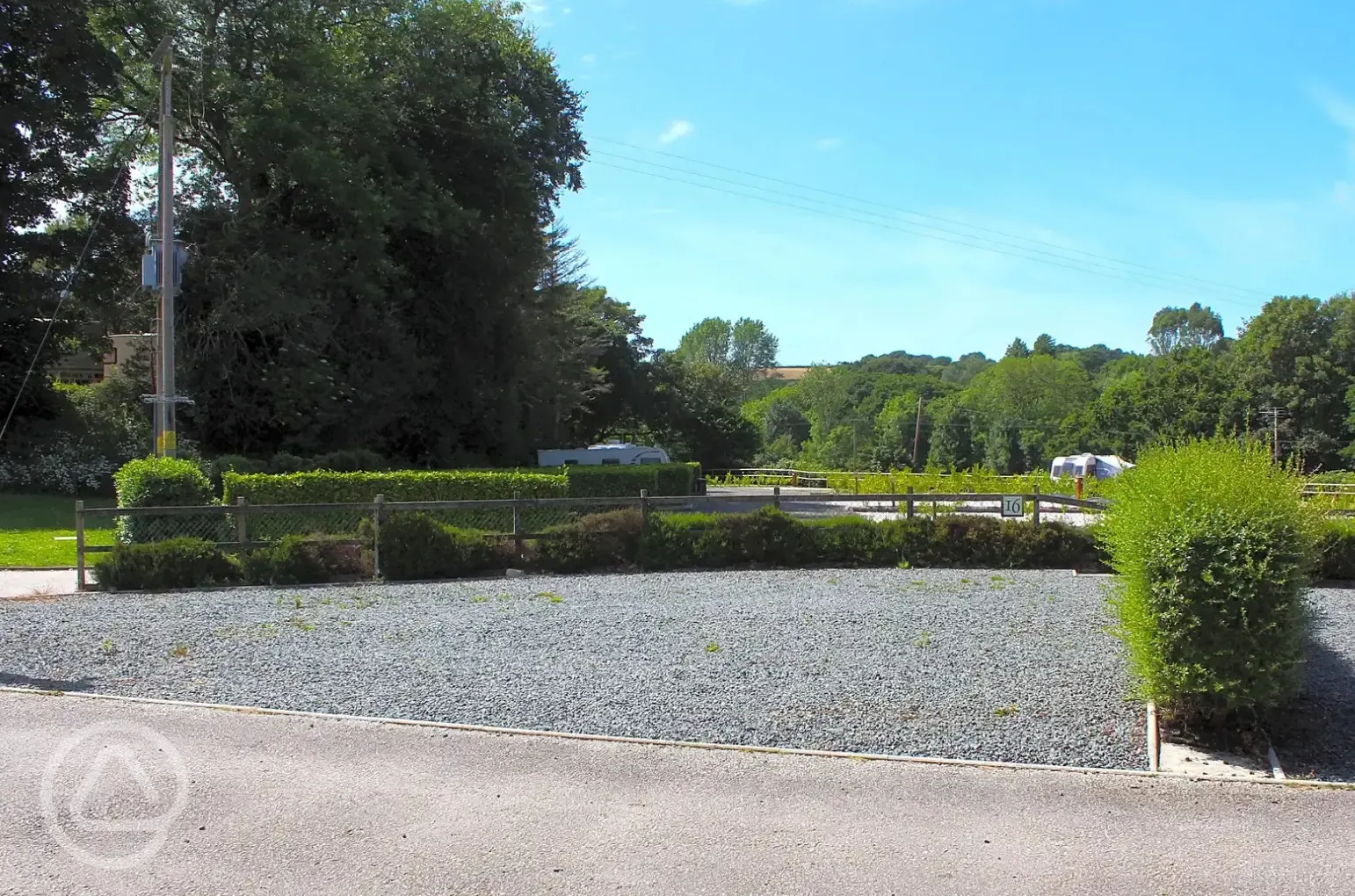 Premium hardstanding pitches