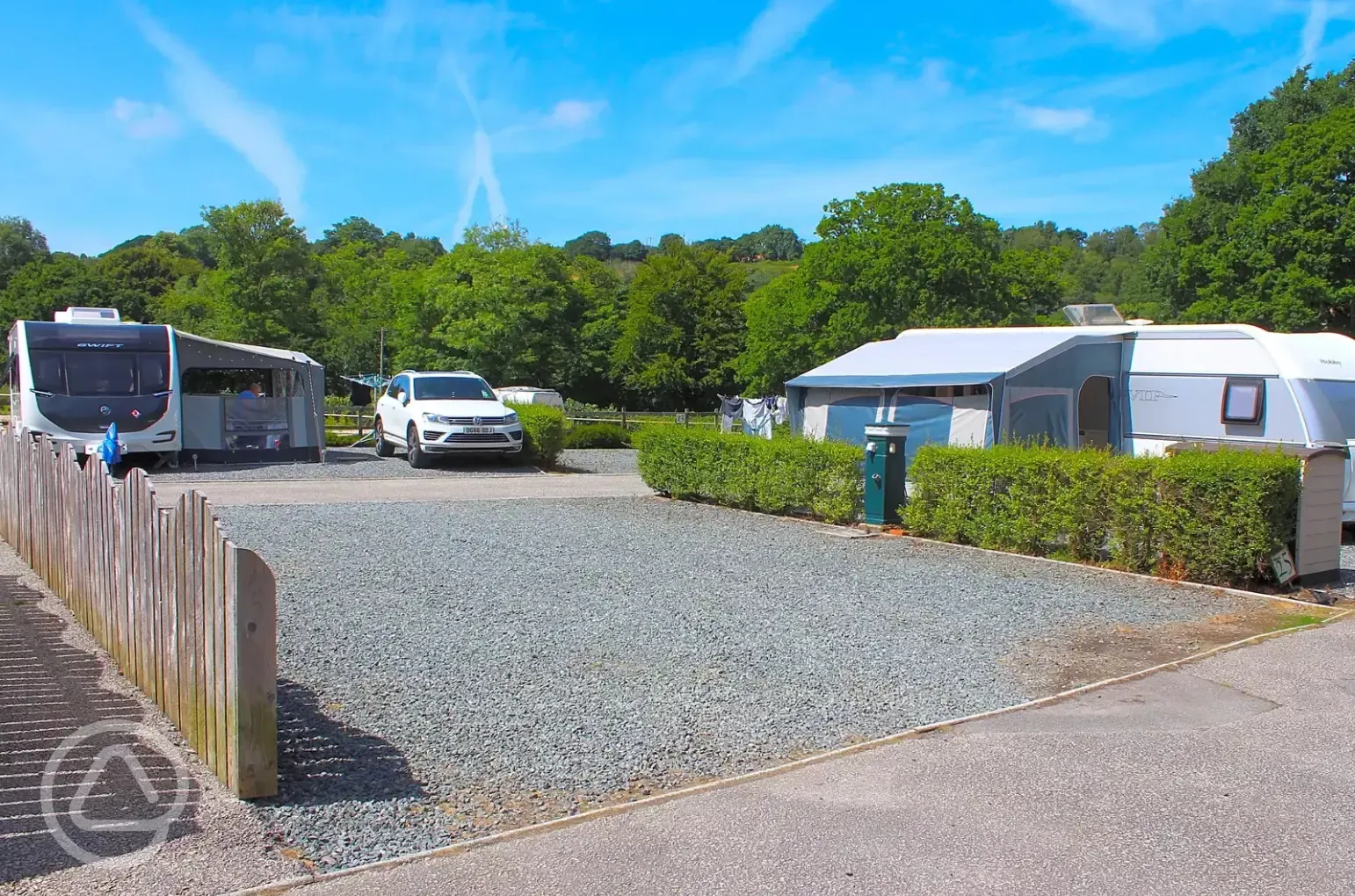 Premium hardstanding pitches