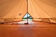 Bell tent interior