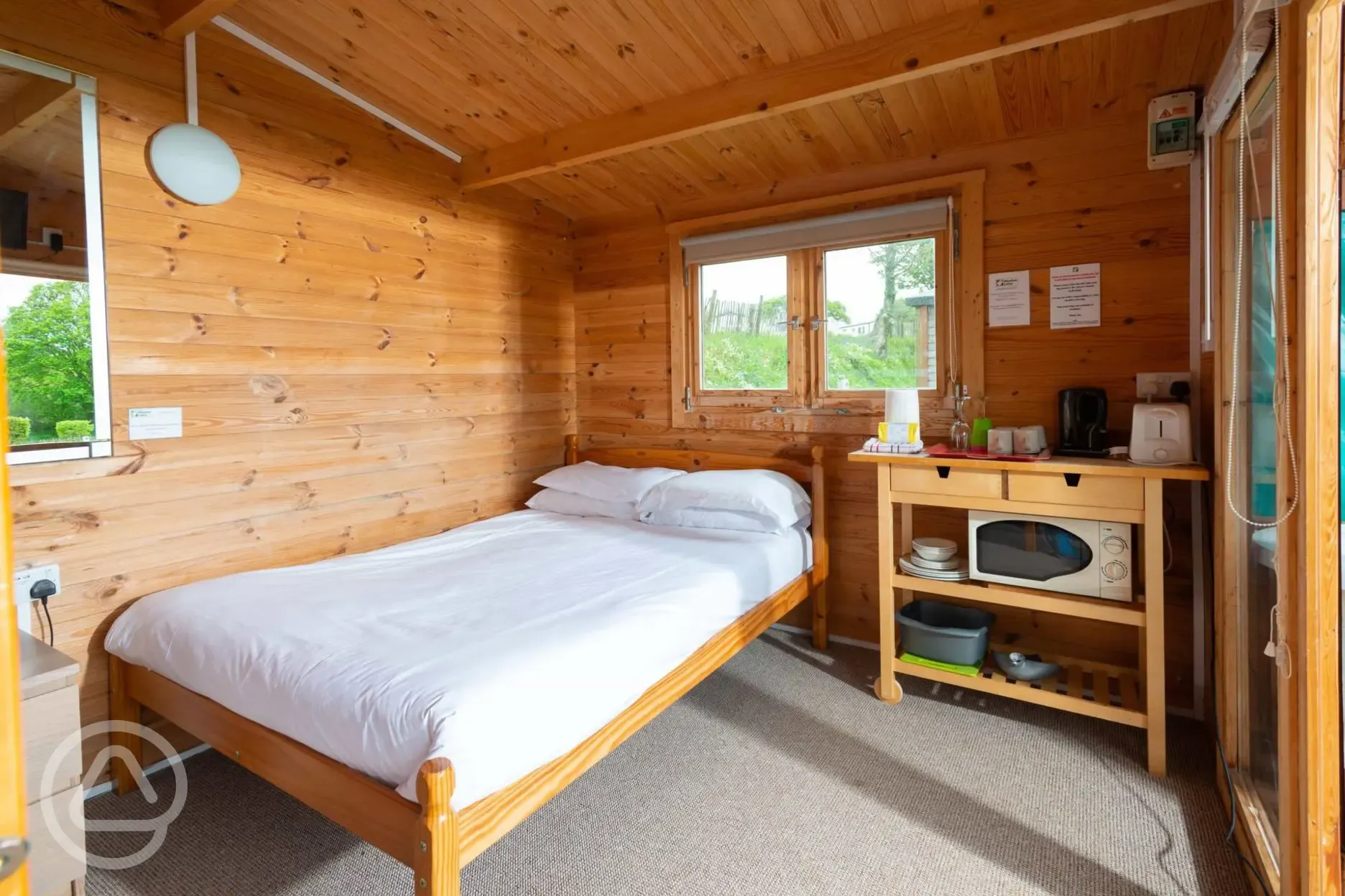 Cosy Cabin interior