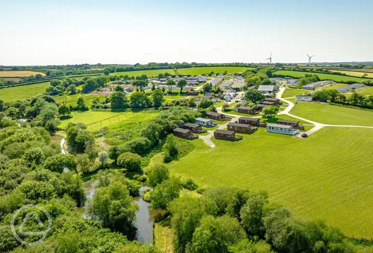 Aerial of the site