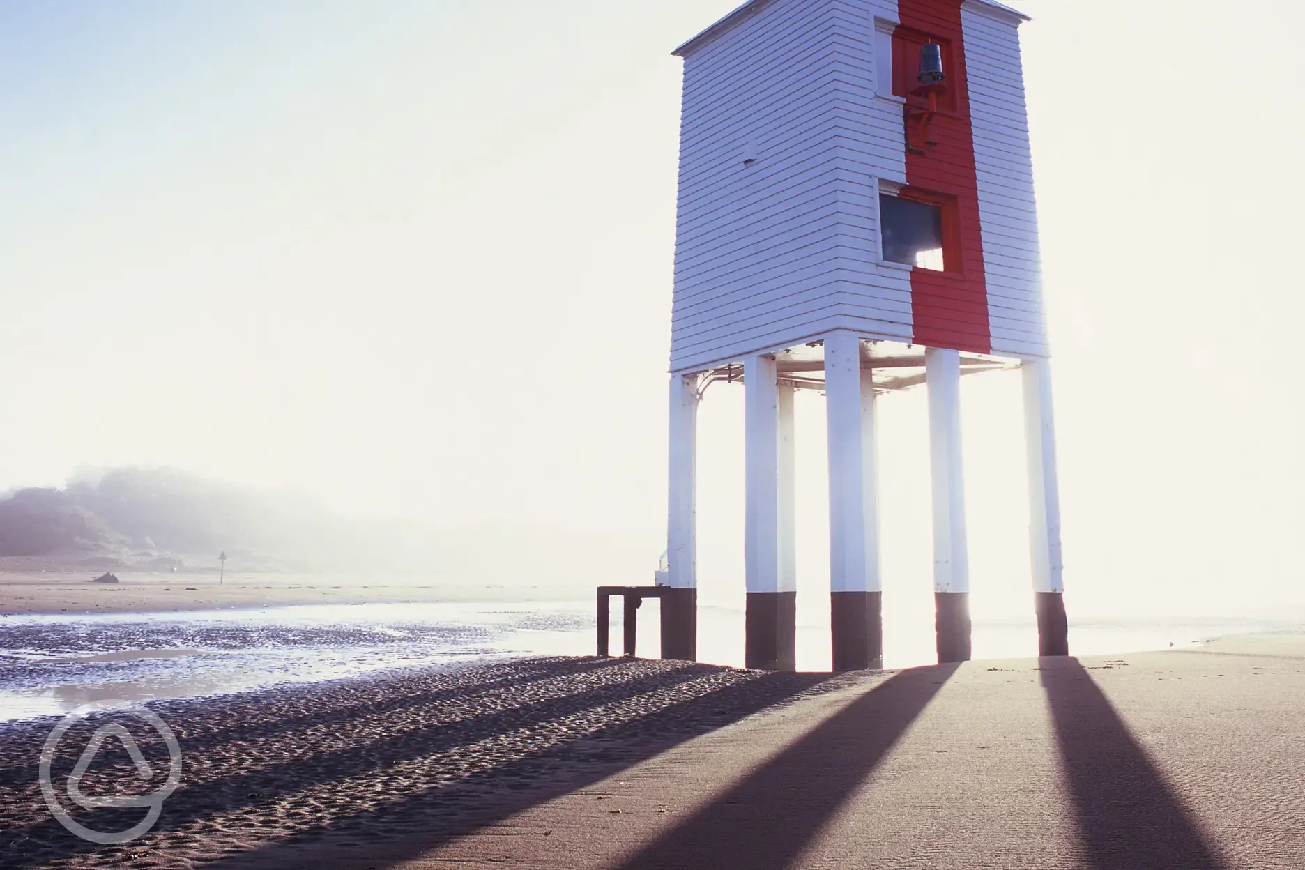 Nearby lighthouse at Burnham-On-Sea