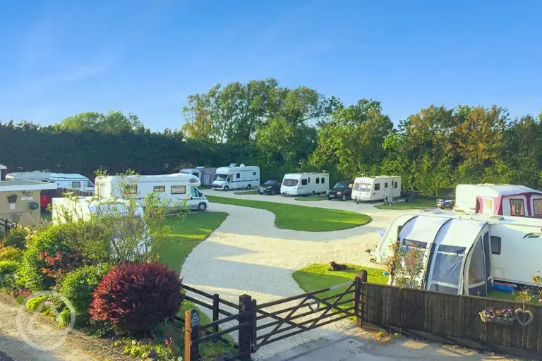 Aerial of the campsite
