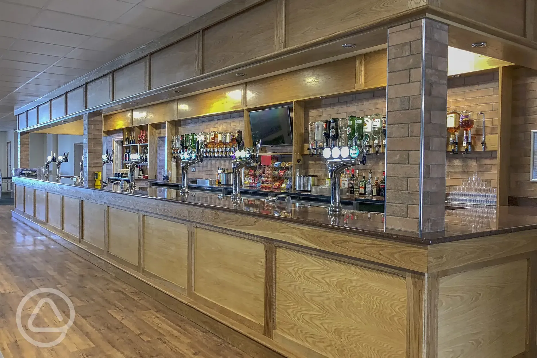 Entertainment complex bar