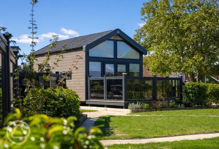 Studio pod cabins at Home Farm Holiday Park