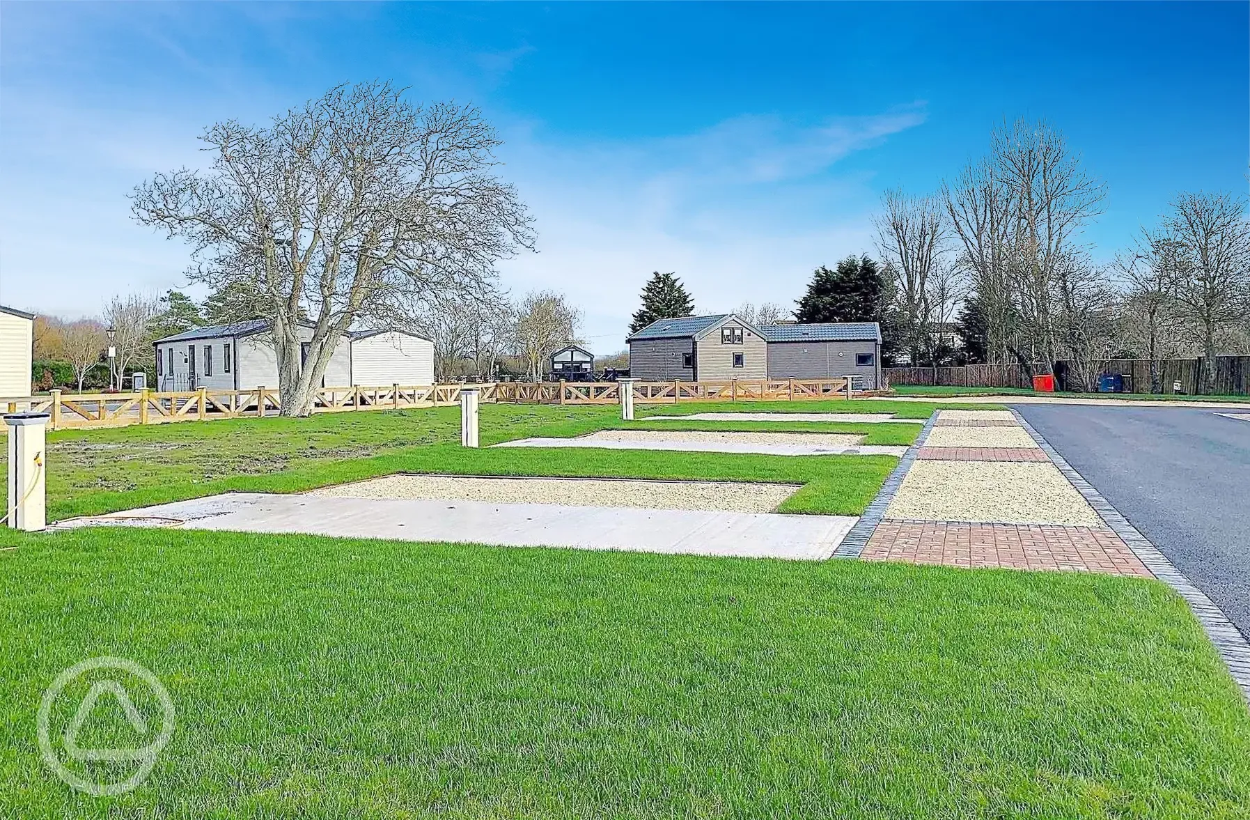 Super pitches at Home Farm Holiday Park (16 amp hook up)