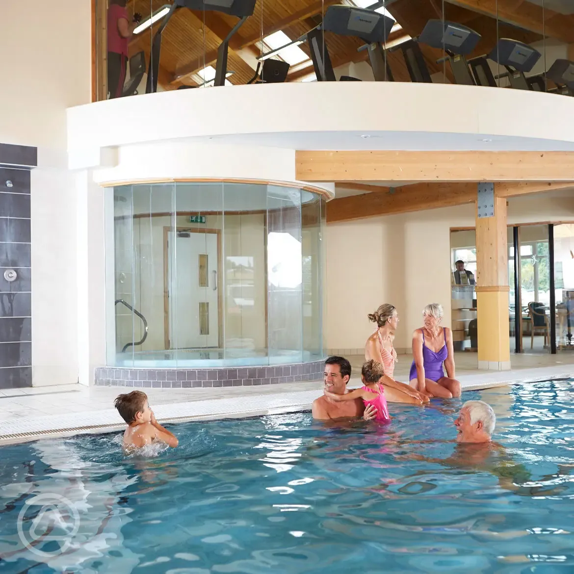 Fusion leisure centre heated indoor swimming pool and jacuzzi