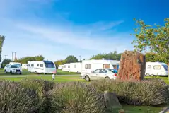 Electric hardstanding pitches (10 amp hook up)