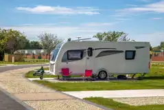 Electric hardstanding pitches at Home Farm Holiday Park (10 amp hook up)
