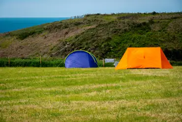 Tent camping at Porthclais