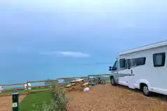 Peregrine fully serviced pitch with picic table and electric