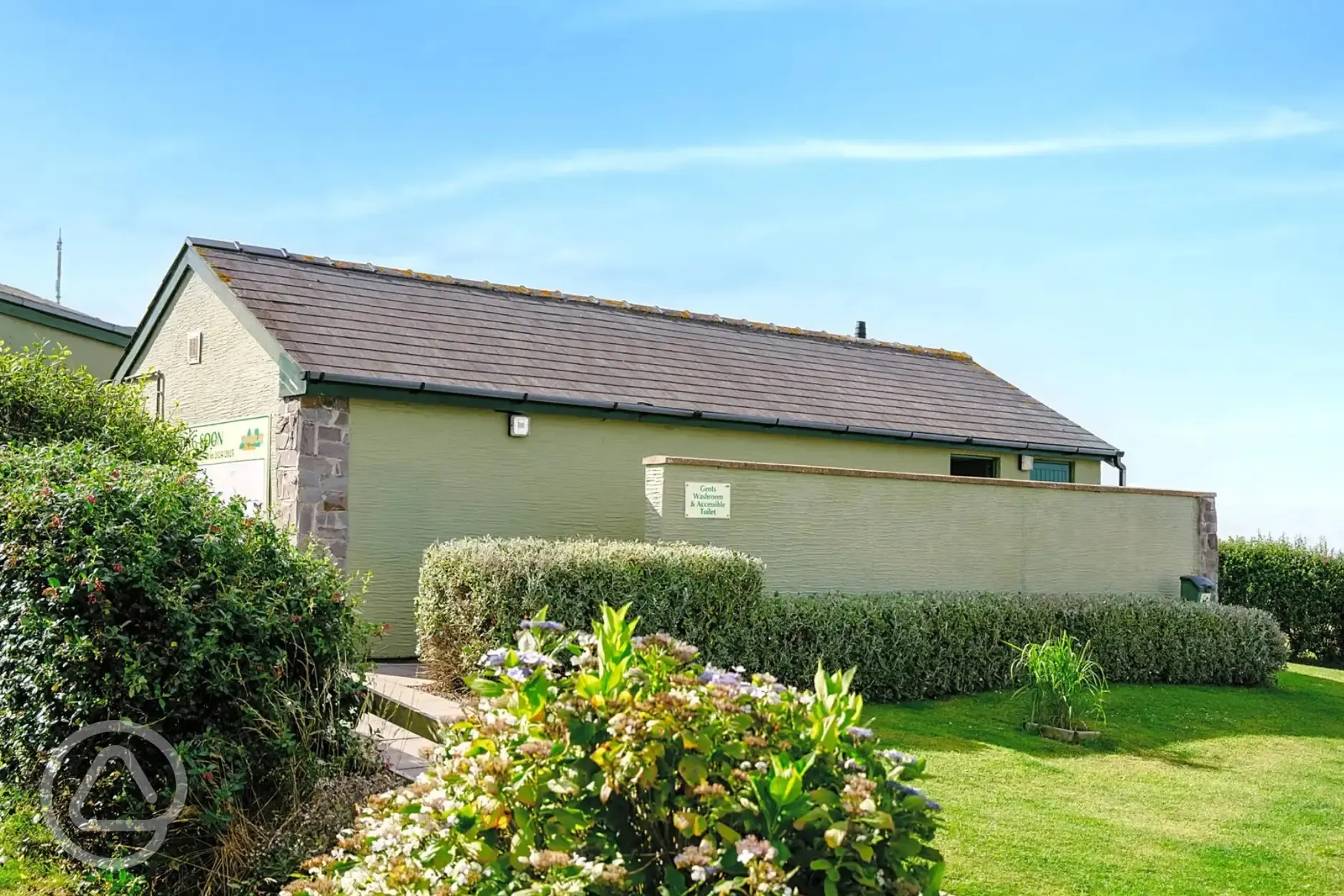 Gents faciliy block with accessible toilet
